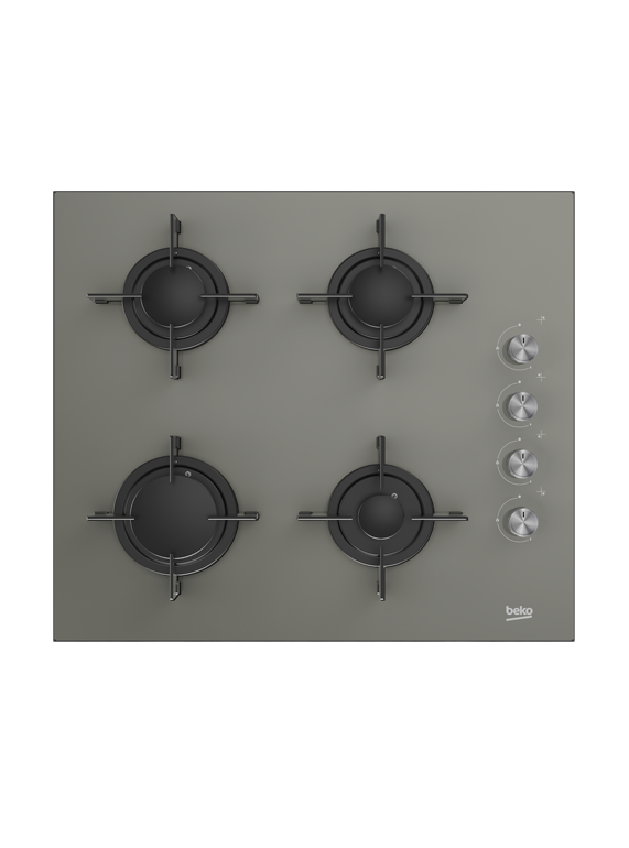 Beko BSTOC 827 B Gri Cam Tablalı Set Üstü Ocak