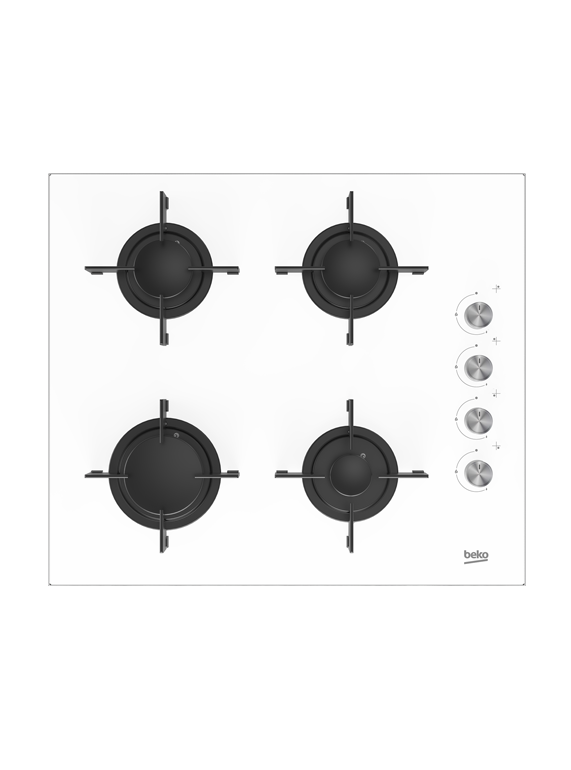 Beko BSTOC 827 B Beyaz Cam Tablalı Set Üstü Ocak