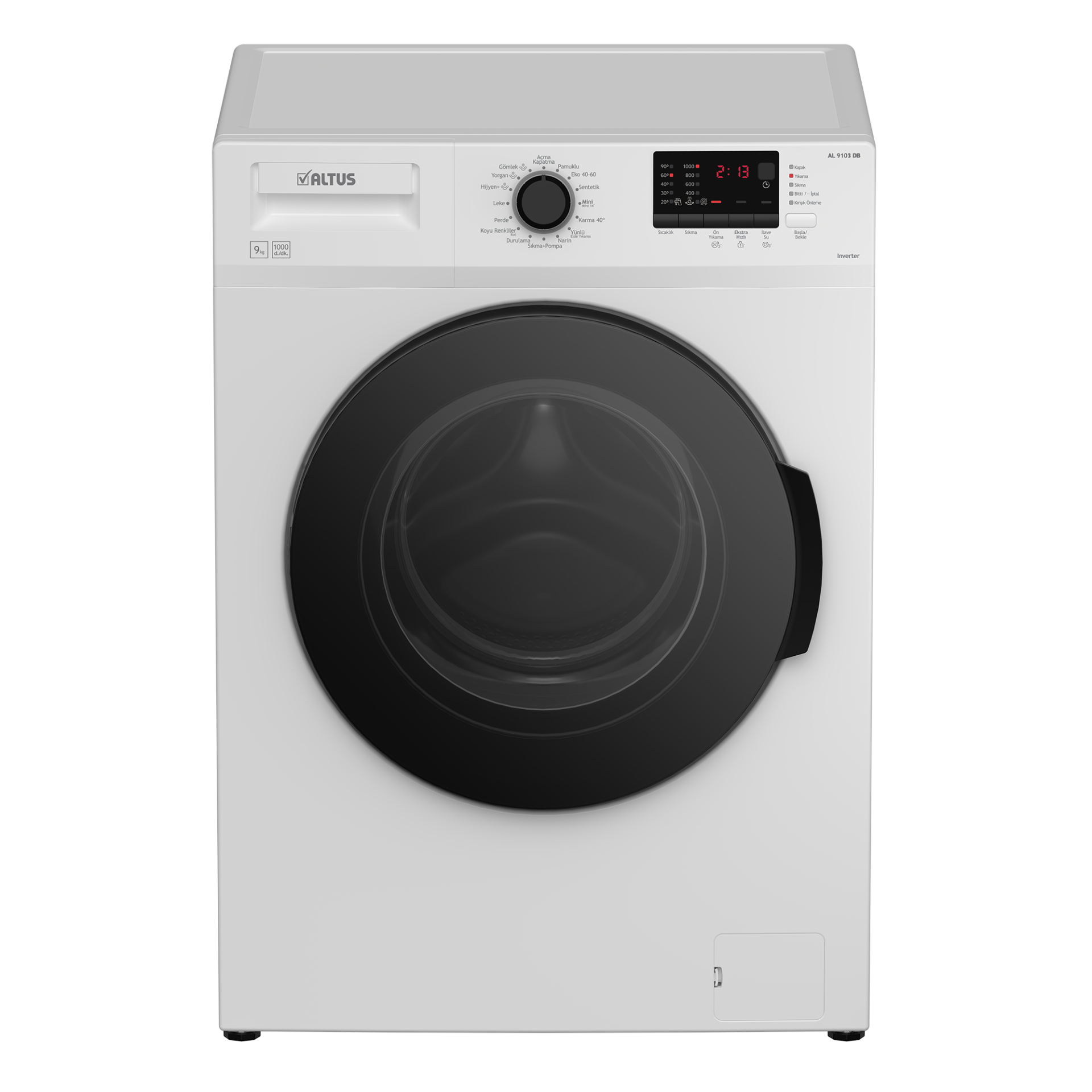 Altus AL 9103 DB 9kg, 1000 d Çamaşır Makinesi