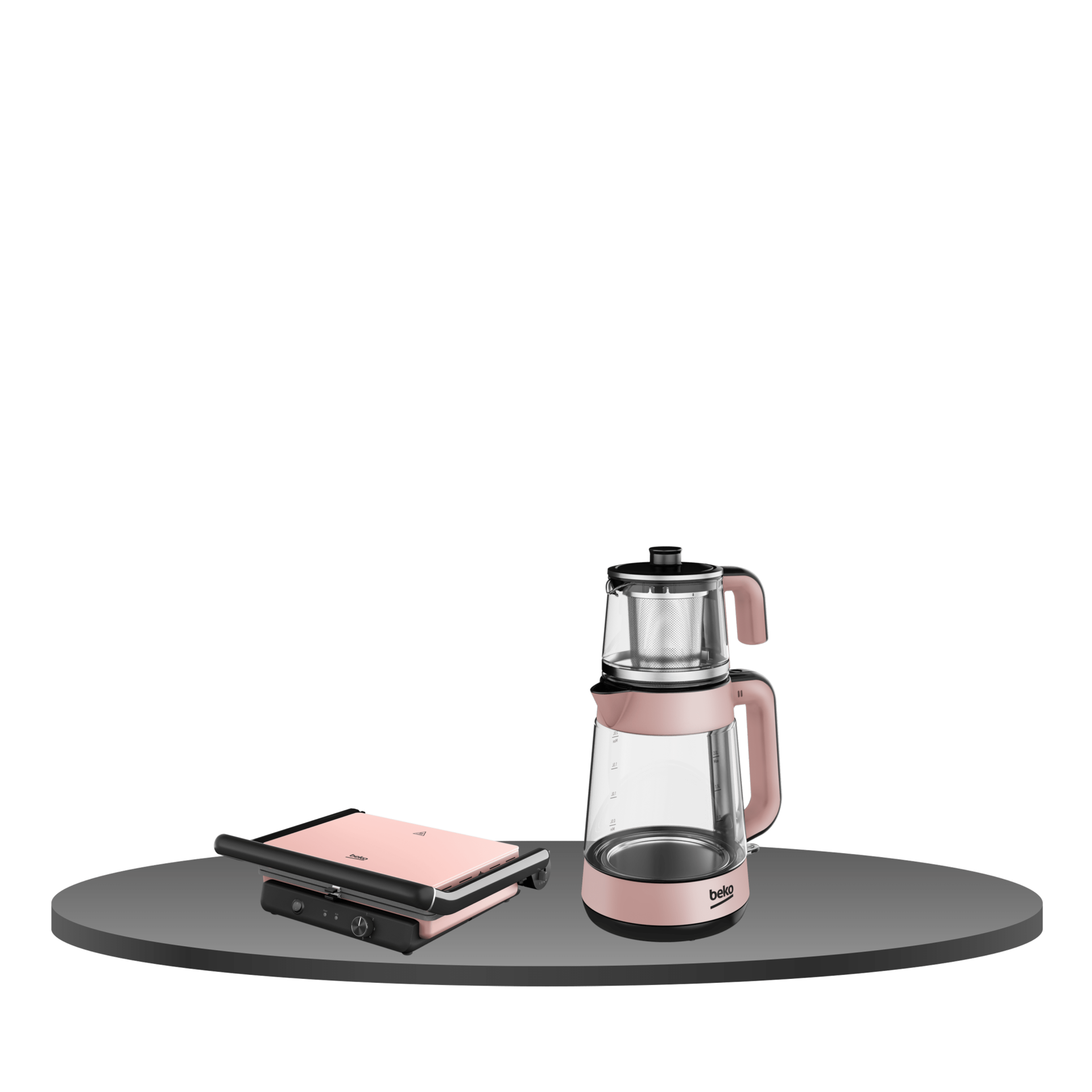 Beko Floral® Mutfak Serisi 2'li Set RoseGold