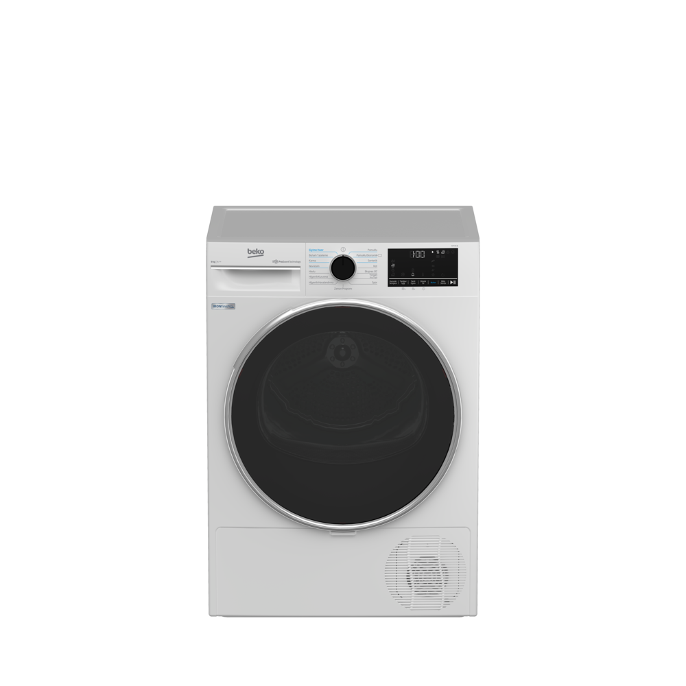 Beko KM 94 B A++ 9 Kg IronFinish Beyaz Kurutma Makinesi