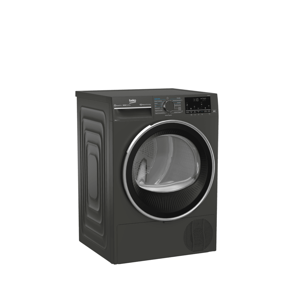 Beko KMB 910 IG Ironfinish A+++ 9 Kg Manhattan Grey Kurutma Makinesi
