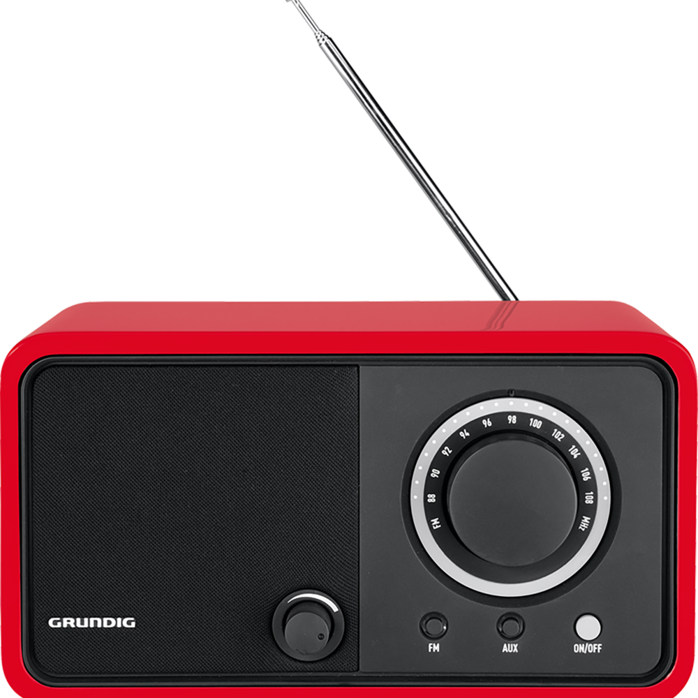 GRUNDIG TR 1200 Glossy Red Radyo