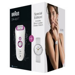 Braun Silk Epil 7 7521 Islak Kuru Epilatör + Kol Saati