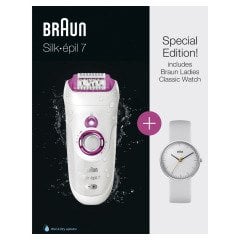 Braun Silk Epil 7 7521 Islak Kuru Epilatör + Kol Saati