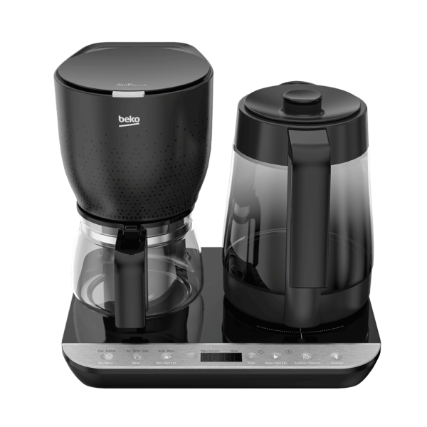 Beko CFM 8449 I Dem® Deluxe Akıllı Otomatik Çay ve Filtre Kahve Makinesi 1800 W Cam Demlik