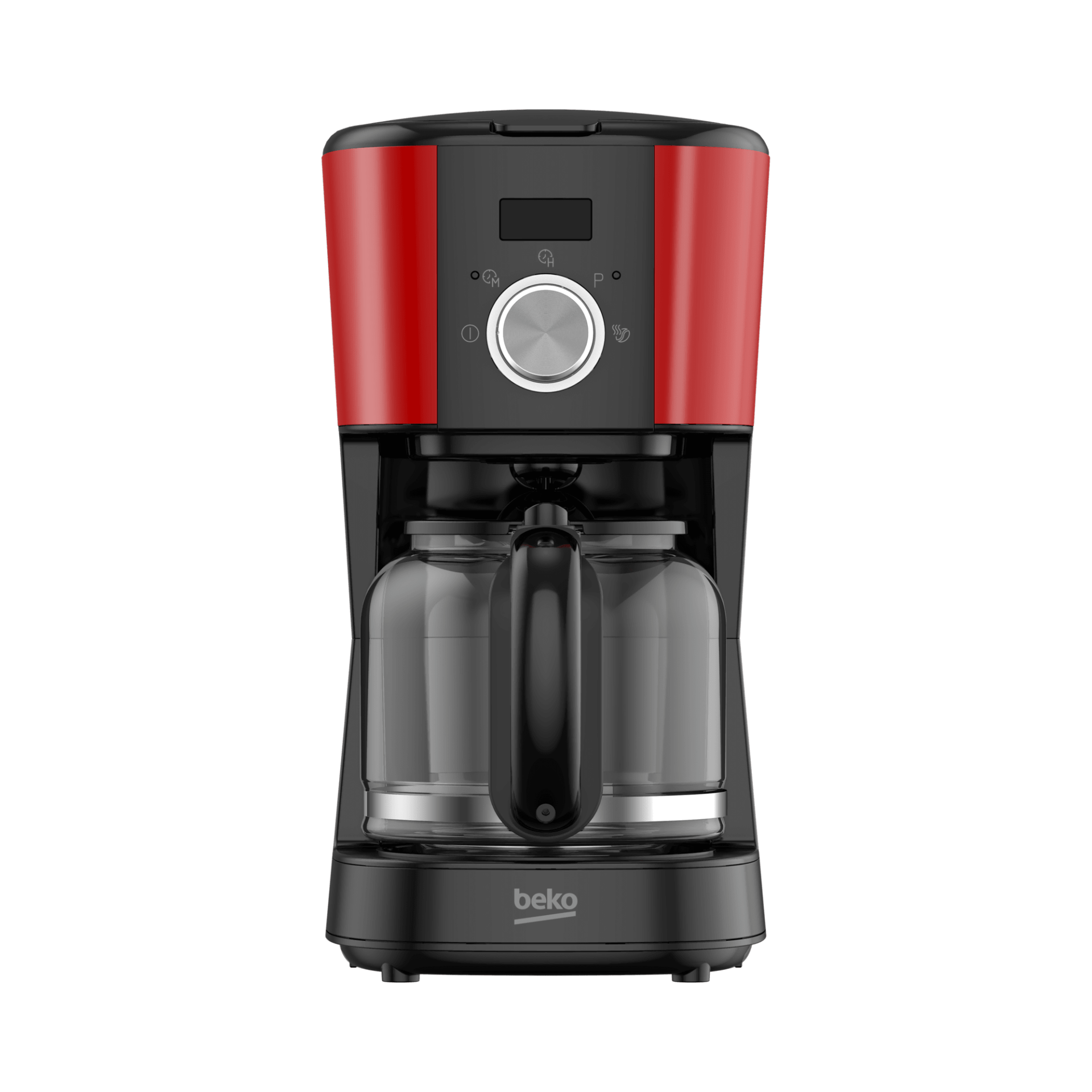 Beko FK 5414 Retro Filtre Kahve Makinesi 1000 W Dijital Saatli LCD Ekranlı 12 Fincan Cam Karaf İnoks