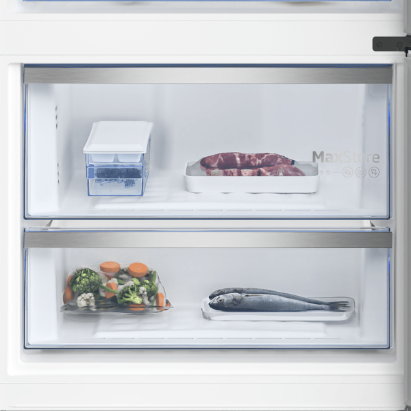 Beko 678551 EBC AI Fit 551 L No Frost Beyaz Cam Buzdolabı | Yapay Zeka, HomeWhiz