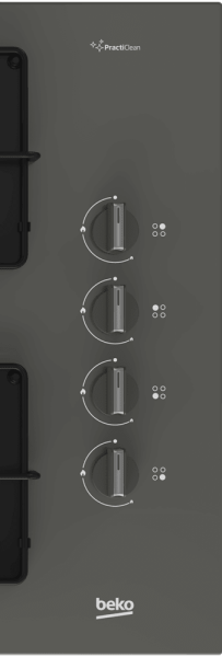 Beko BOCD K 6510 EG Gazlı Cam Tablalı Ankastre Ocak