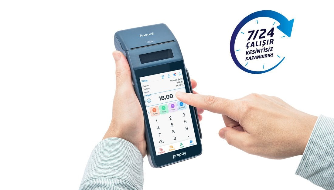 Propay P1000 ECR Android Yazar Kasa POS - 8680931501009