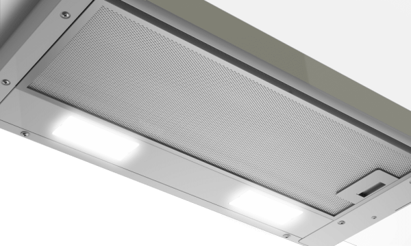 Beko P 41 TG Ankastre Sürgülü Aspiratör | 60 cm, 300 m³/h, LED Aydınlatma, Gri Cam