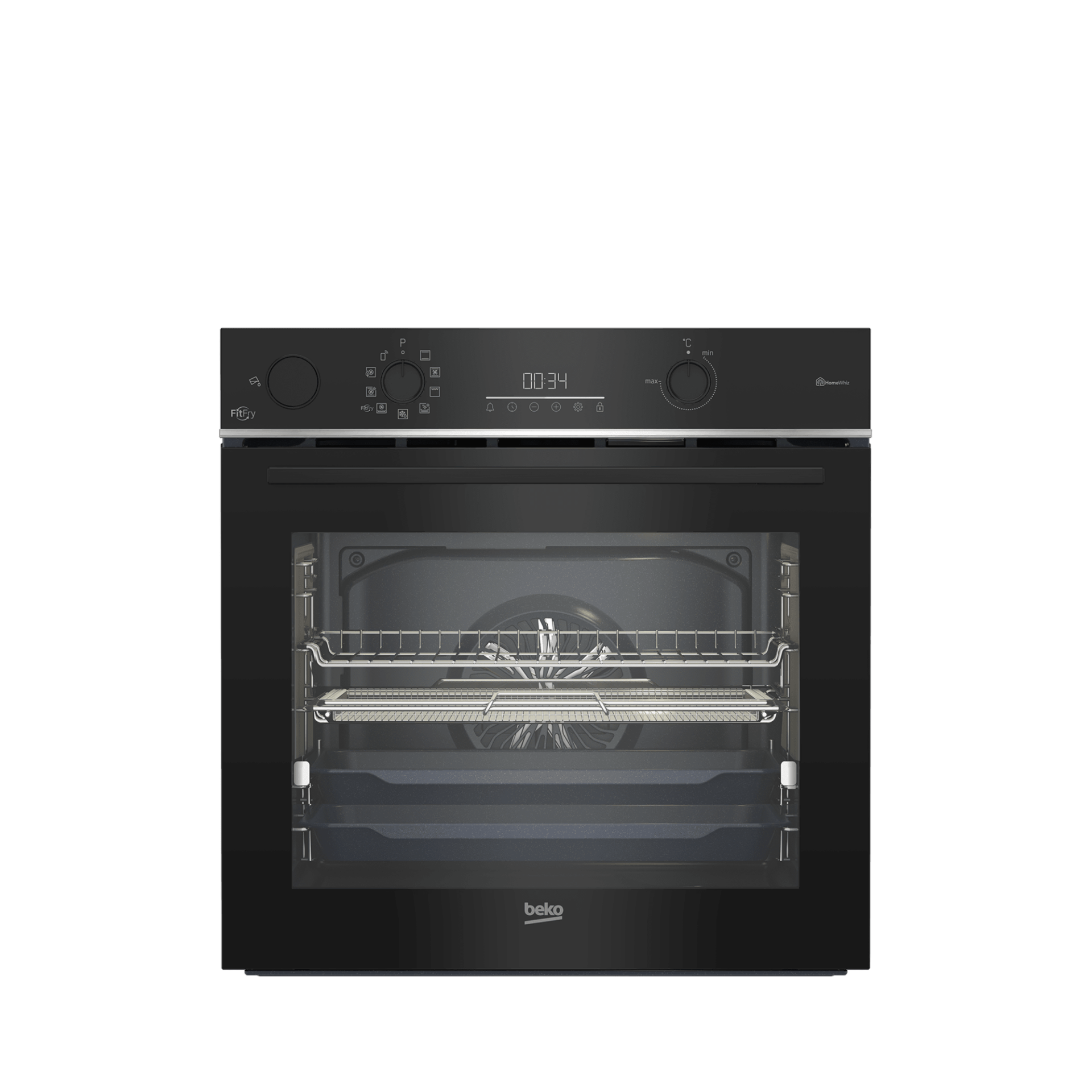 Beko BFC 632 S Ankastre Fırın – Siyah, 72 L, A+, Wi-Fi, Buhar Destekli