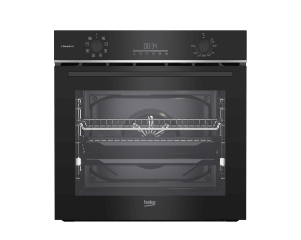Beko BFC 431 S Ankastre Fırın – Siyah, 72 L, A Enerji, Buhar Destekli