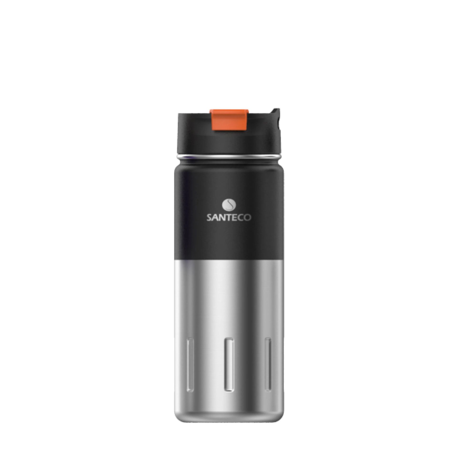 Santeco Kotka S0115092 Siyah 500ml Termos, Paslanmaz Çelik, Vakum Yalıtımlı