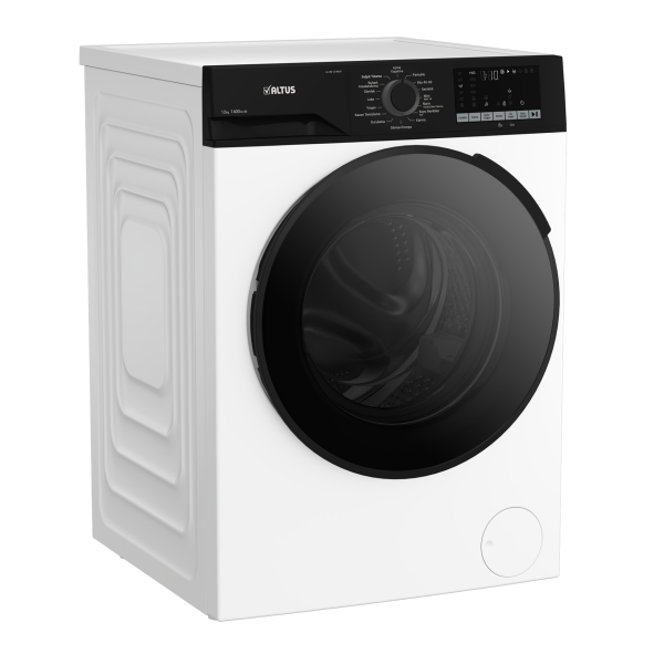 Altus 12 Kg 1400 Devir Çamaşır Makinesi – A Enerji, Buharlı, 15 Program