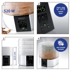 Profilo PFD2350W KuruMax Meyve & Sebze Kurutucusu