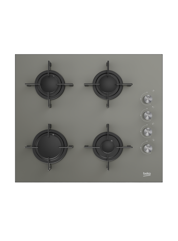 Beko BSTOC 827 B Gri Cam Tablalı Set Üstü Ocak