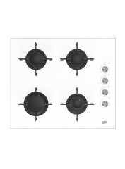 Beko BSTOC 827 B Beyaz Cam Tablalı Set Üstü Ocak