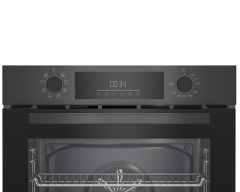 BFM 430 D Buhar Destekli Dark Inox Ankastre Fırın