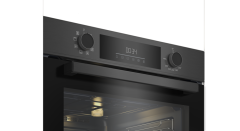 BFM 430 D Buhar Destekli Dark Inox Ankastre Fırın