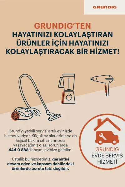 GRUNDIG HD 7880 Saç Kurutma Makinesi