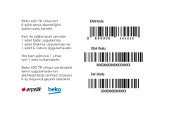 Beko 400TR 6Aylık Abonelik Paketi POS Cihazı