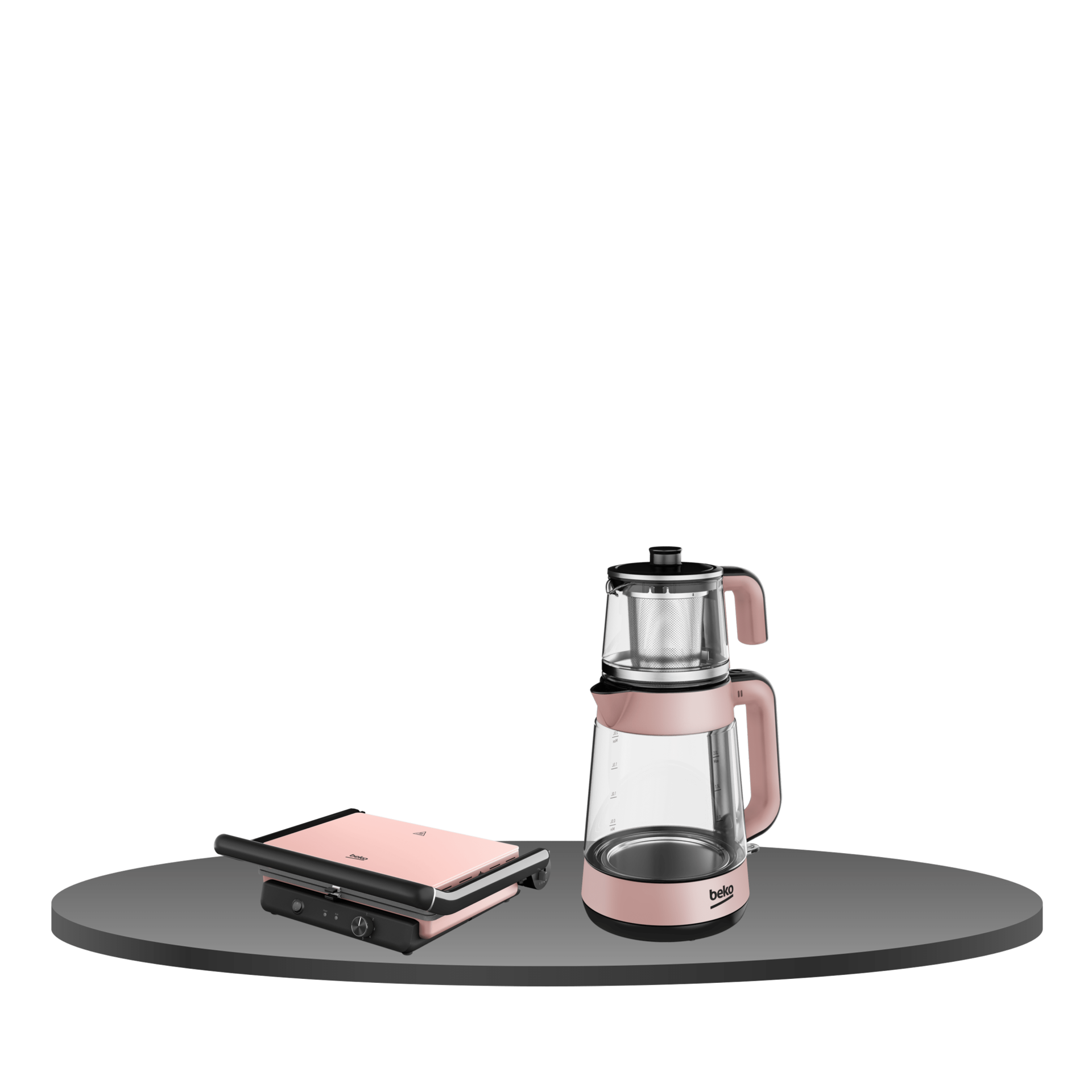 Beko Floral® Mutfak Serisi 2'li Set RoseGold