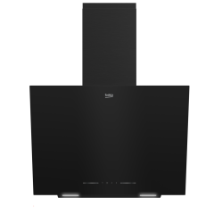 Beko BDE 6040 S Siyah Eğimli Duvar Tipi Davlumbaz