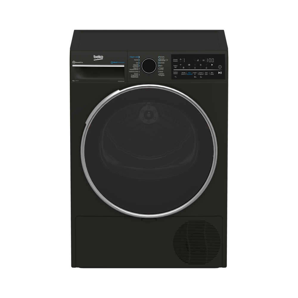 Beko KM 92 BMG A+++ 9 Kg Manhattan Gray Hibrit Kurutma Makinesi