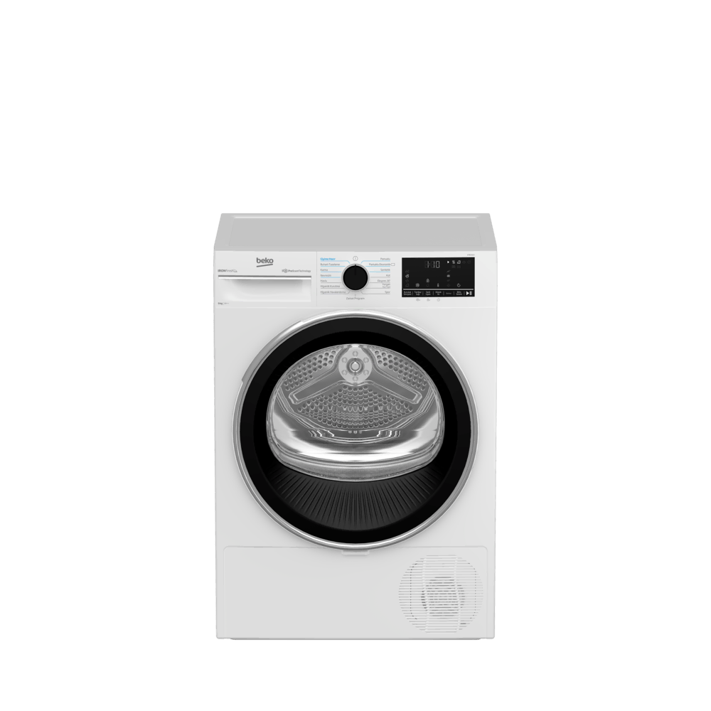 Beko KMB 900 I Ironfinish A++ 9 Kg Beyaz Kurutma Makinesi