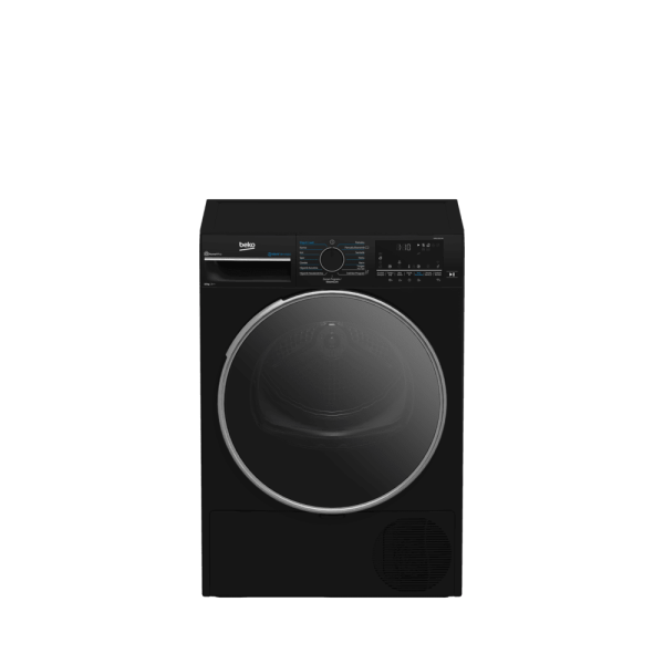 Beko KMB 1000 HB Hybrid 2.0, A++, 10 Kg, Siyah Kurutma Makinesi