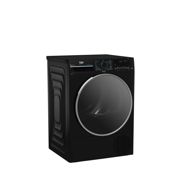 Beko KMB 1000 HB Hybrid 2.0, A++, 10 Kg, Siyah Kurutma Makinesi