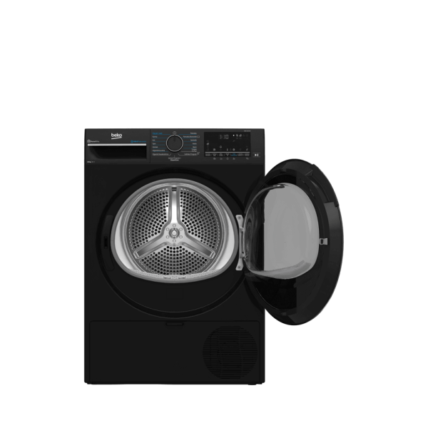 Beko KMB 1000 HB Hybrid 2.0, A++, 10 Kg, Siyah Kurutma Makinesi