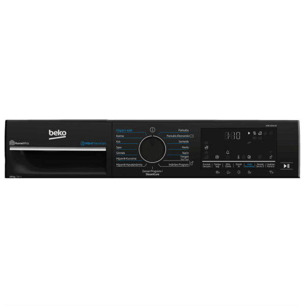 Beko KMB 1000 HB Hybrid 2.0, A++, 10 Kg, Siyah Kurutma Makinesi