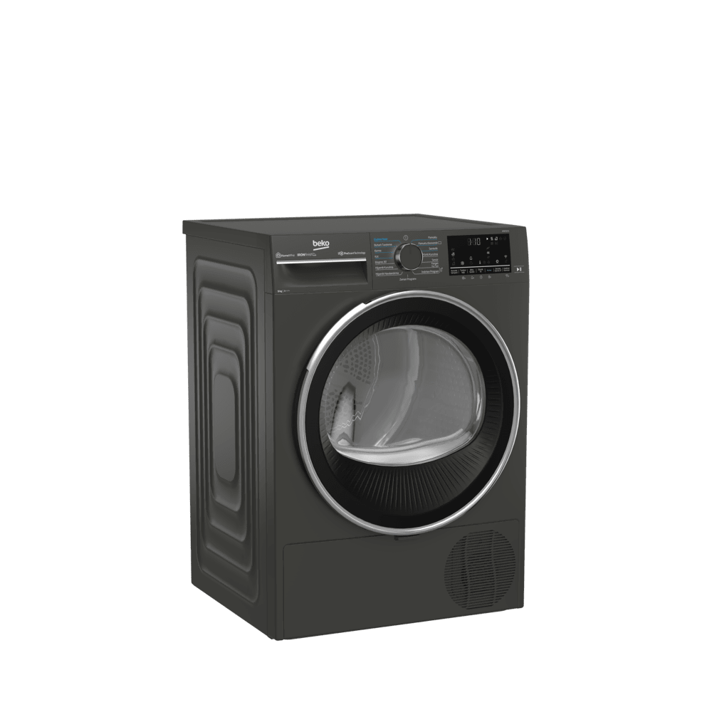 Beko KMB 910 IG Ironfinish A+++ 9 Kg Manhattan Grey Kurutma Makinesi