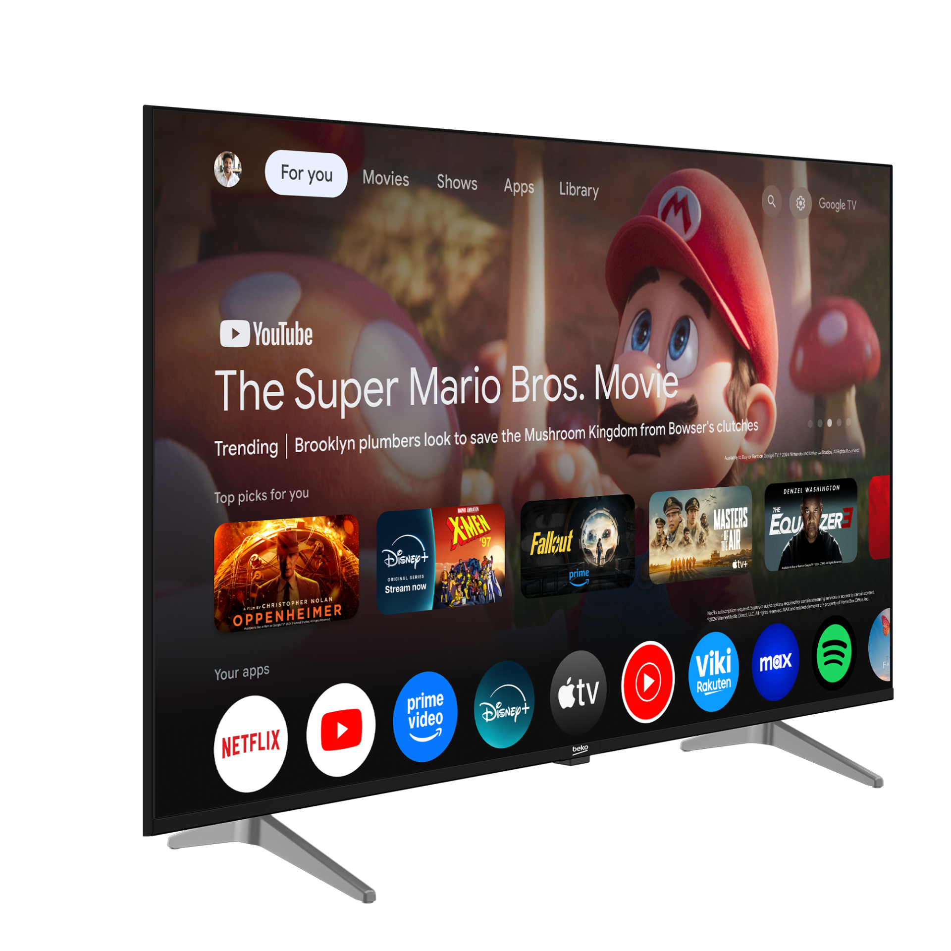 Beko B75 E 795 B Crystal 7 75'' 4K UHD Google TV