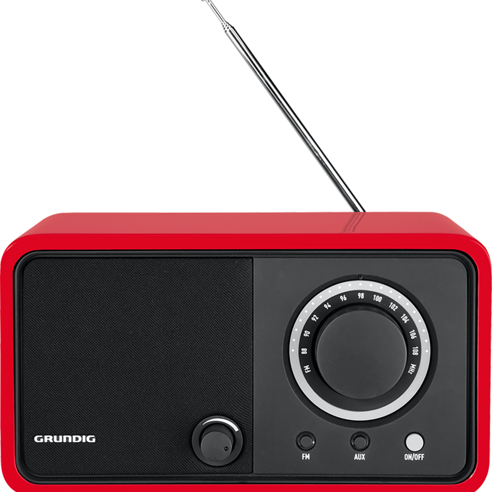 GRUNDIG TR 1200 Glossy Red Radyo