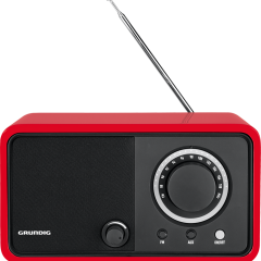 GRUNDIG TR 1200 Glossy Red Radyo