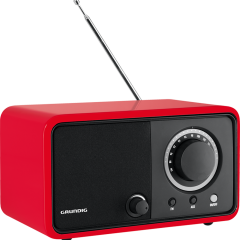 GRUNDIG TR 1200 Glossy Red Radyo