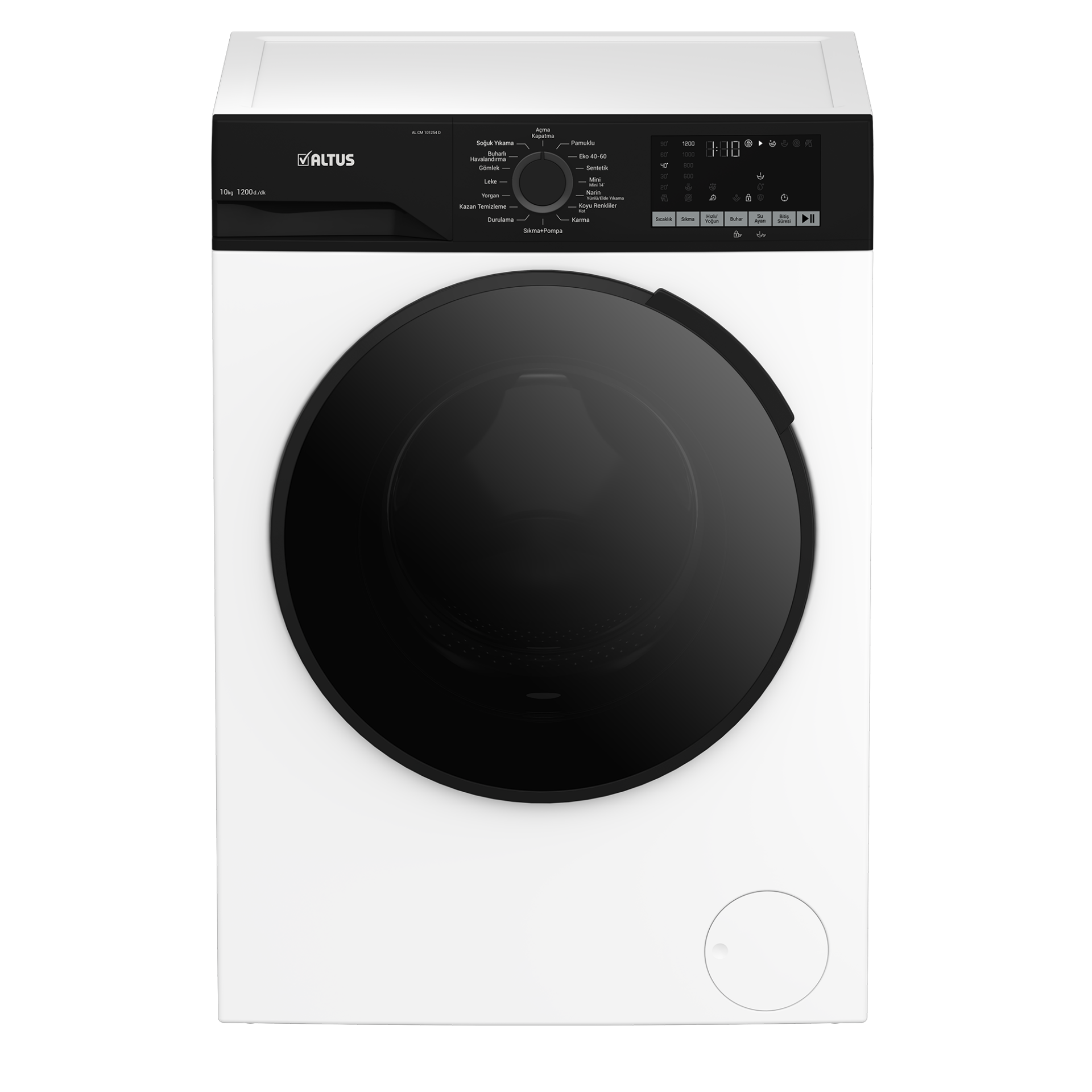 Altus AL CM 101254 D 10 Kg, 1200 d Çamaşır Makinesi