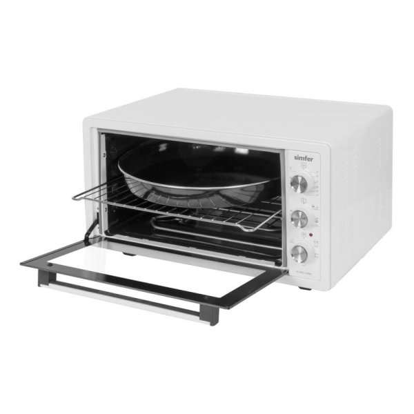 Simfer 4502 45Litre Beyaz Midi Fırın 6 Fonksiyon Turbo