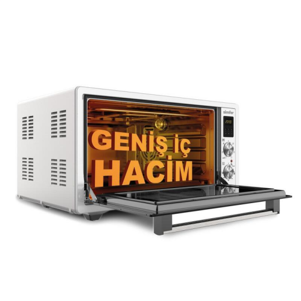 Simfer 7033 70Litre Inox Gri Midi Fırın Turbo